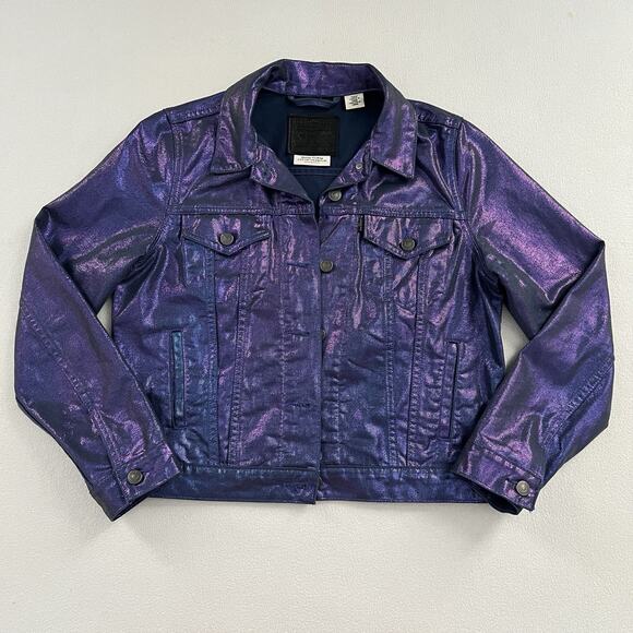 Levi's Women Purple Candy Coated Cotton Denim Jean Original